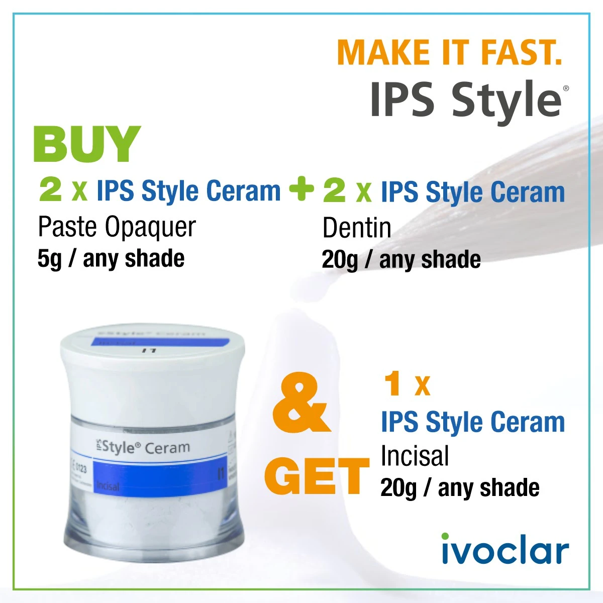 Pachet Promo IPS Style Ceram Paste Opaquer